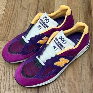 New Balance 990v2 Purple Size 10.5